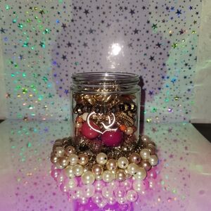 Gold themed Jewelry jar